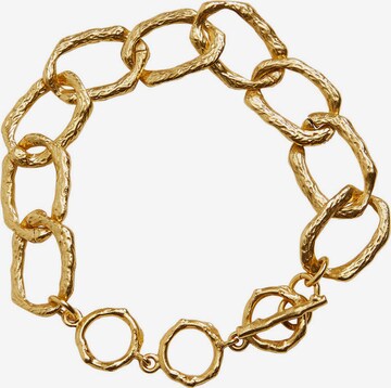 MANGO Bracelet 'Olgas' in Gold: front