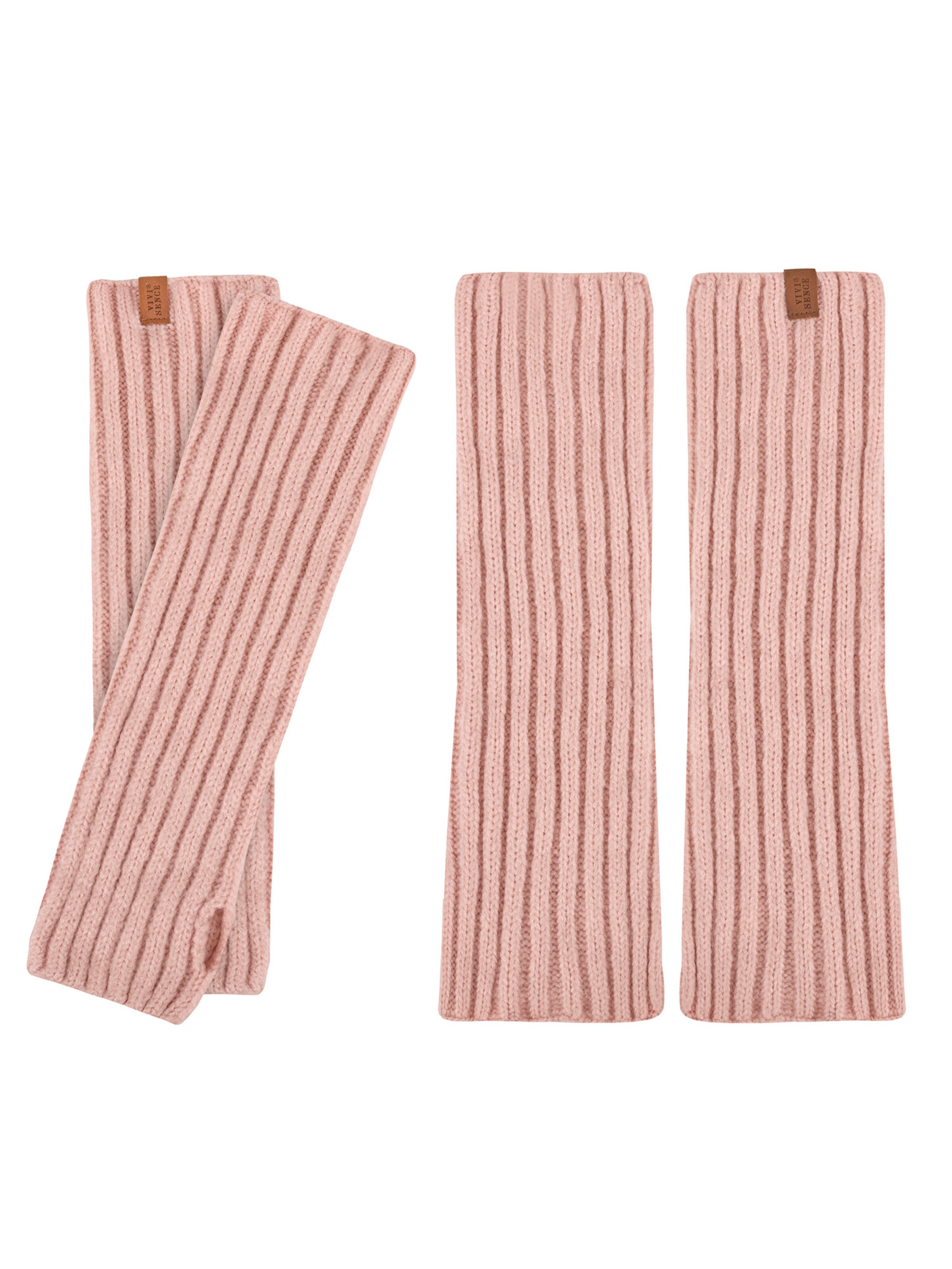 Vivisence Short finger gloves '7301 Set' in Pink: front
