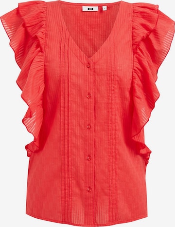Camicia da donna di WE Fashion in rosso: frontale