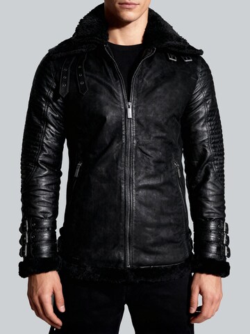 Crone Winter Jacket 'FROST SHEARLING' in Black