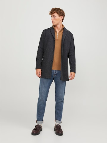 JACK & JONES Between-Seasons Coat 'ZAC' in Grey