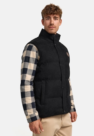 INDICODE JEANS Bodywarmer 'Cobbyn' in Zwart