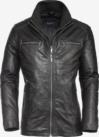 Veste mi-saison bugatti en noir : devant