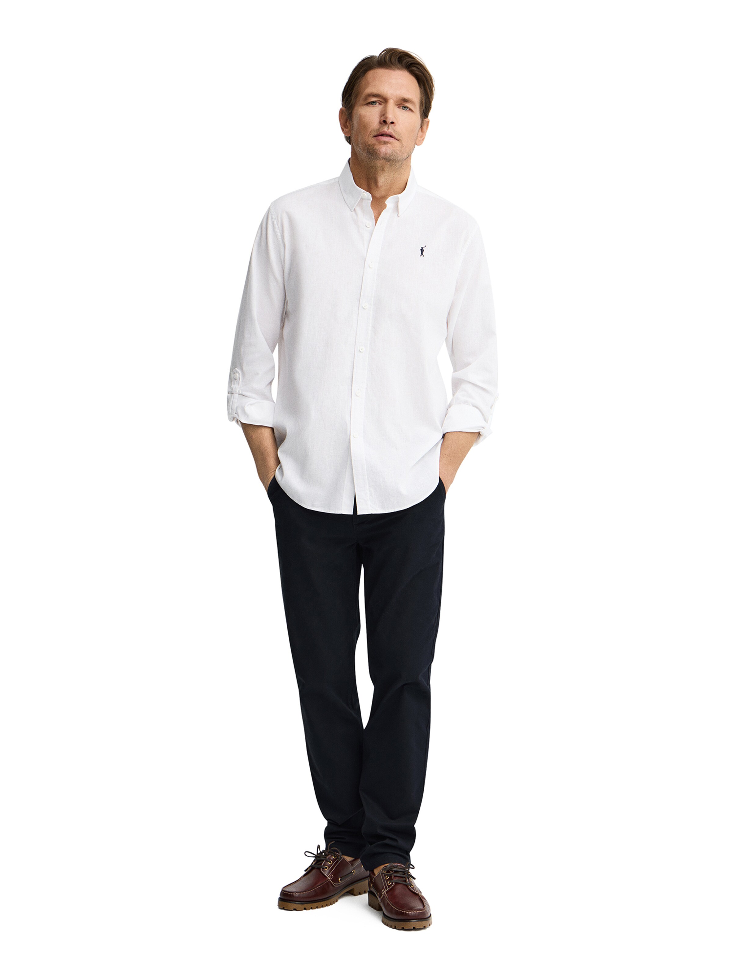 Polo Club Regular Fit Hemd in Weiß