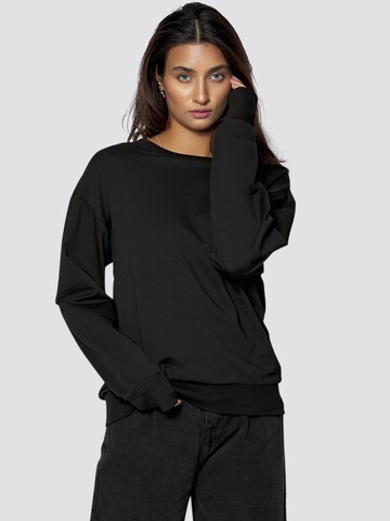 FRESHLIONS Sweatshirt 'Sophia' in Zwart: voorkant