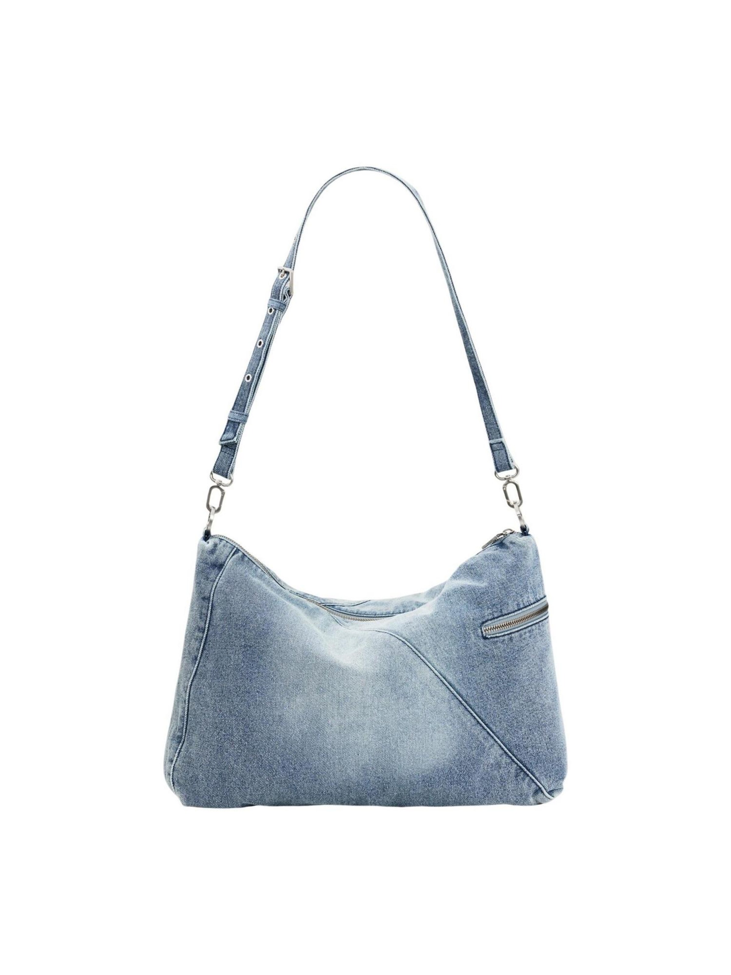 Desigual - Bolso de hombro 'BAG_HALF LOGO L 26SAXD27' en azul