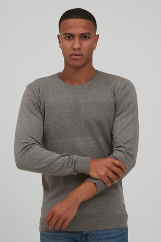 INDICODE JEANS Strickpullover 'ERNESTO' in Grau: predná strana