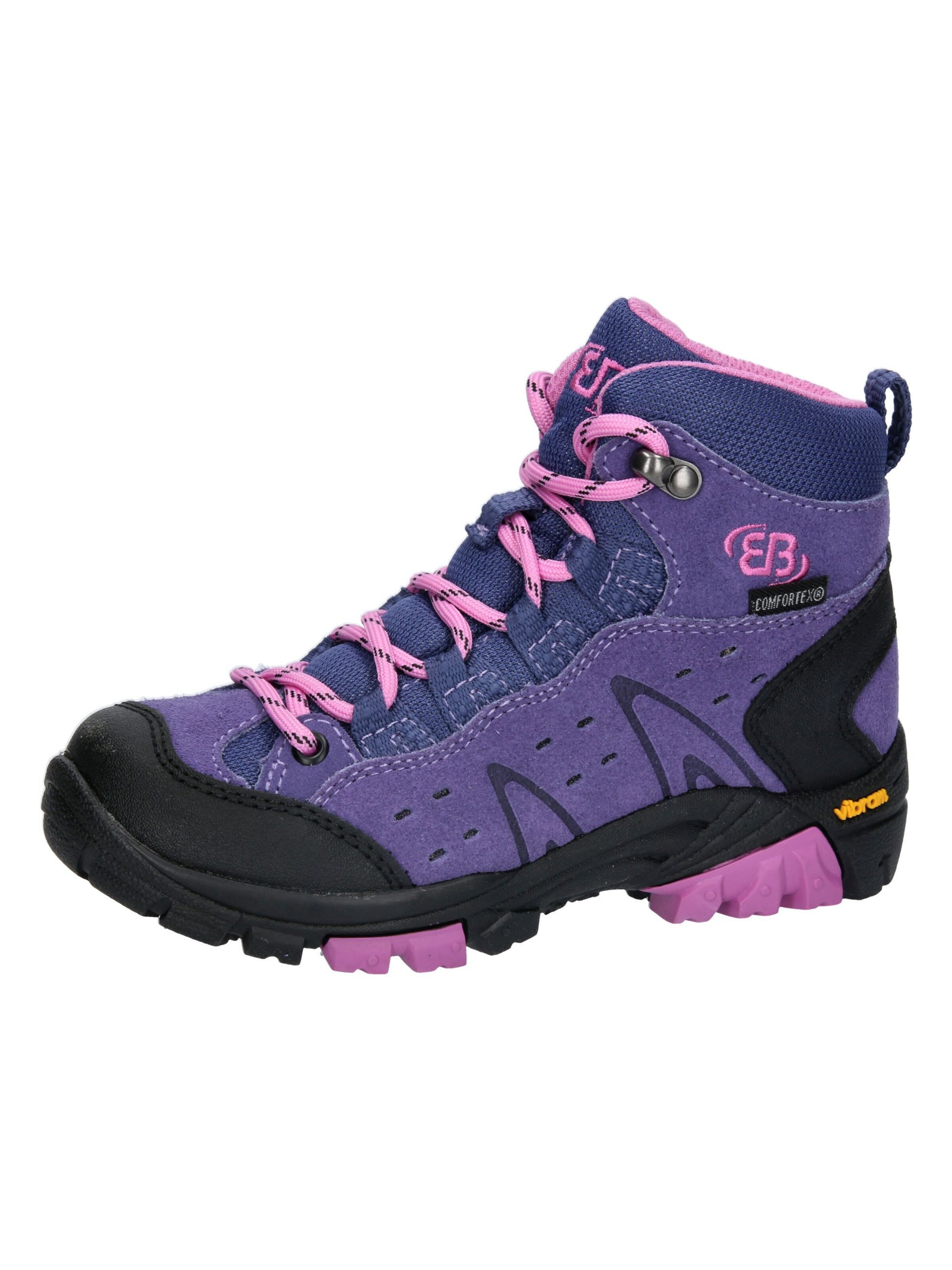 Brütting Boots 'Mount Bona' in Lila: Vorderseite