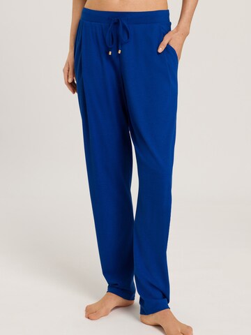 Hanro Pajama Pants 'Sleep & Lounge' in Blue: front