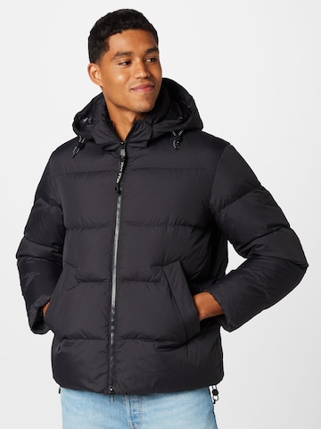 Marc O'Polo Winter Jacket in Black: front