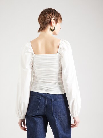 Camicia da donna 'Malysia' di PIECES in bianco