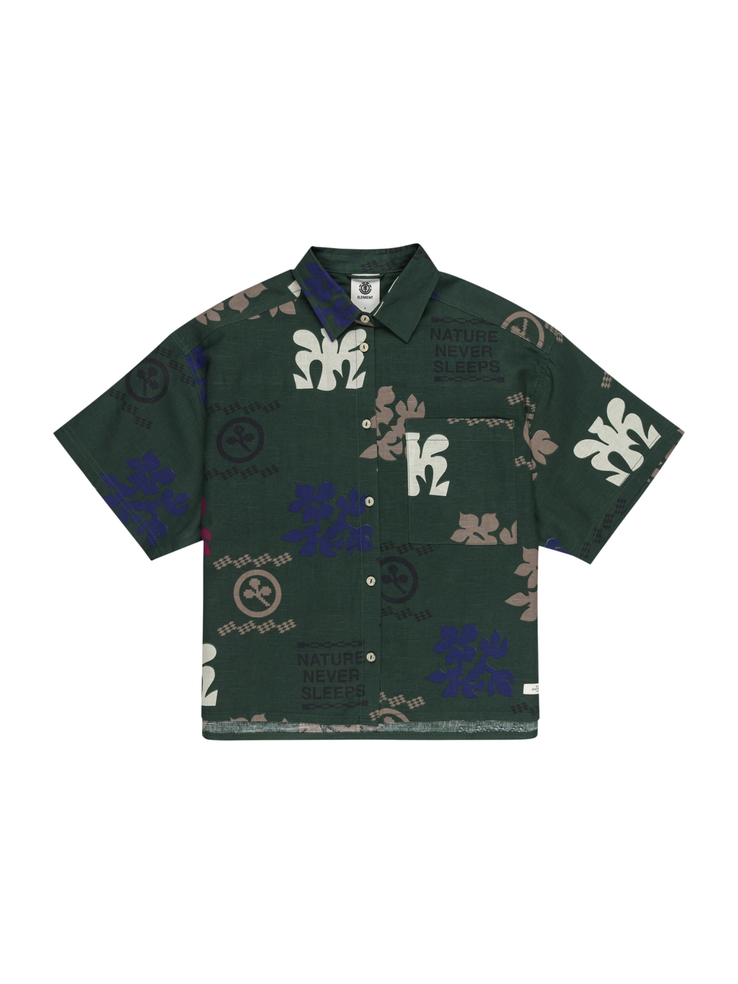 ELEMENT Blúz 'TOTEM' - zöld: elől