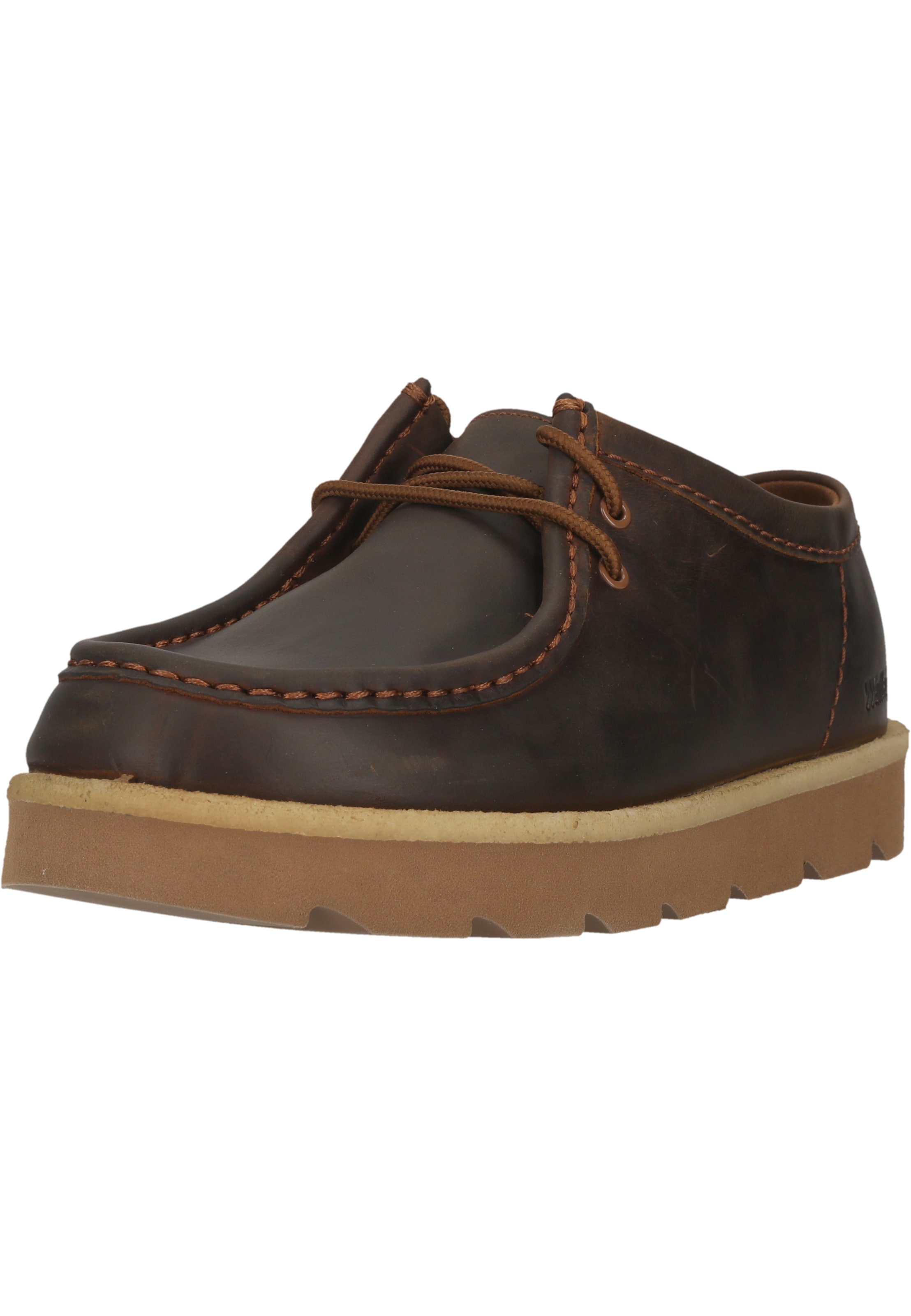 CLARKS Lace-Up Shoes 'Meare Walla' in Brown: front