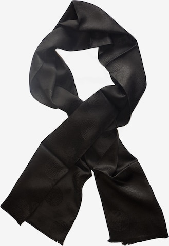 Posh Gear Schal 'Satinecho' in Schwarz: Vorderseite