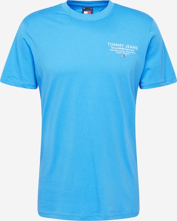 Tommy Jeans - Camiseta 'Essentials' en azul: frente