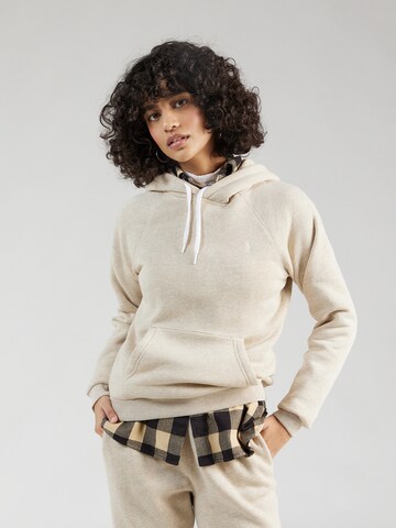 Sweat-shirt Polo Ralph Lauren en beige : devant