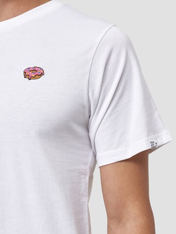 Mikon T-Shirt 'Donut' in Weiß