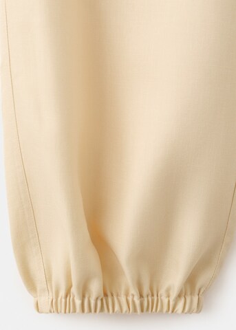 MANGO Loose fit Pants 'Jasmine' in Beige