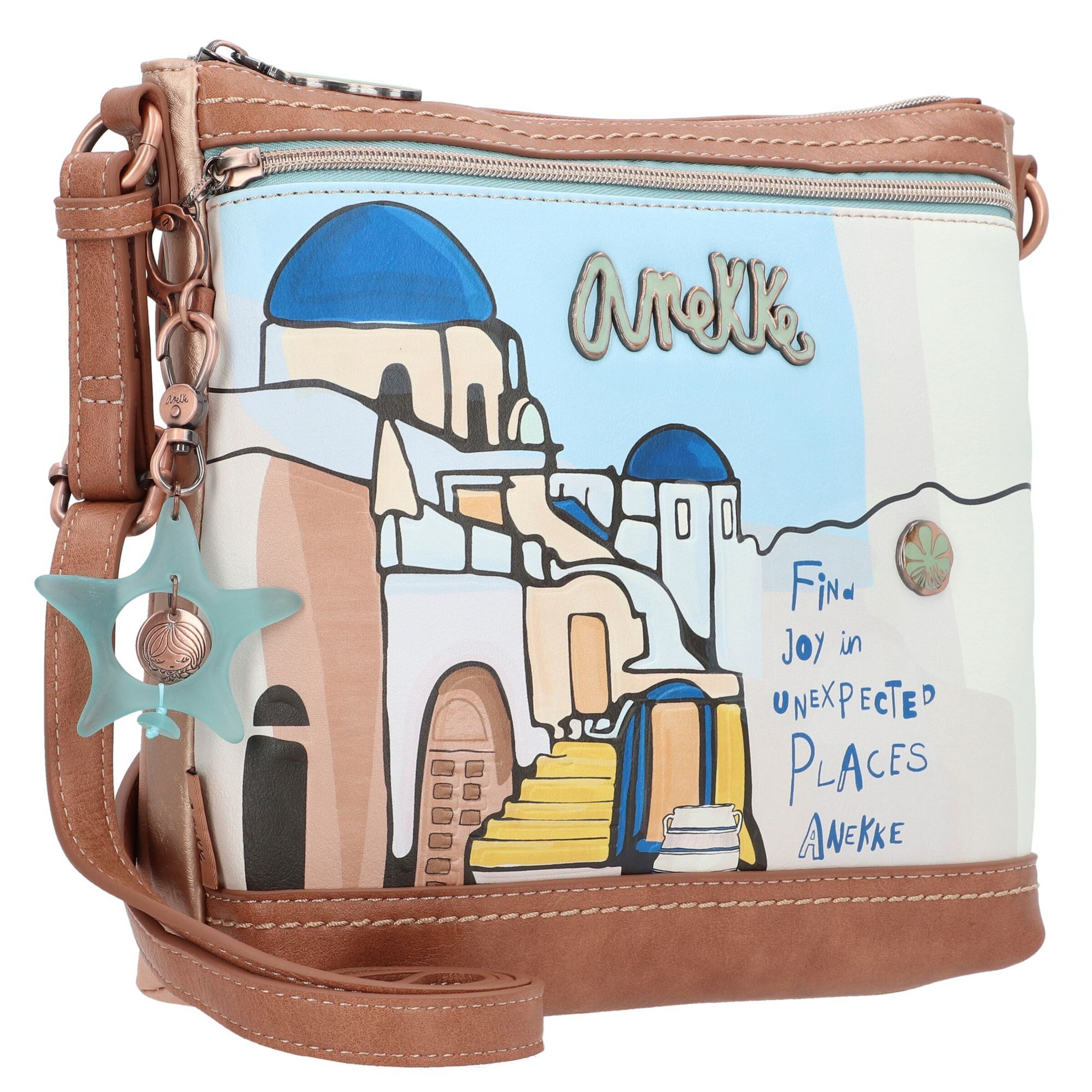 Anekke Schultertasche 'Mediterranean Sunrise' in Orange