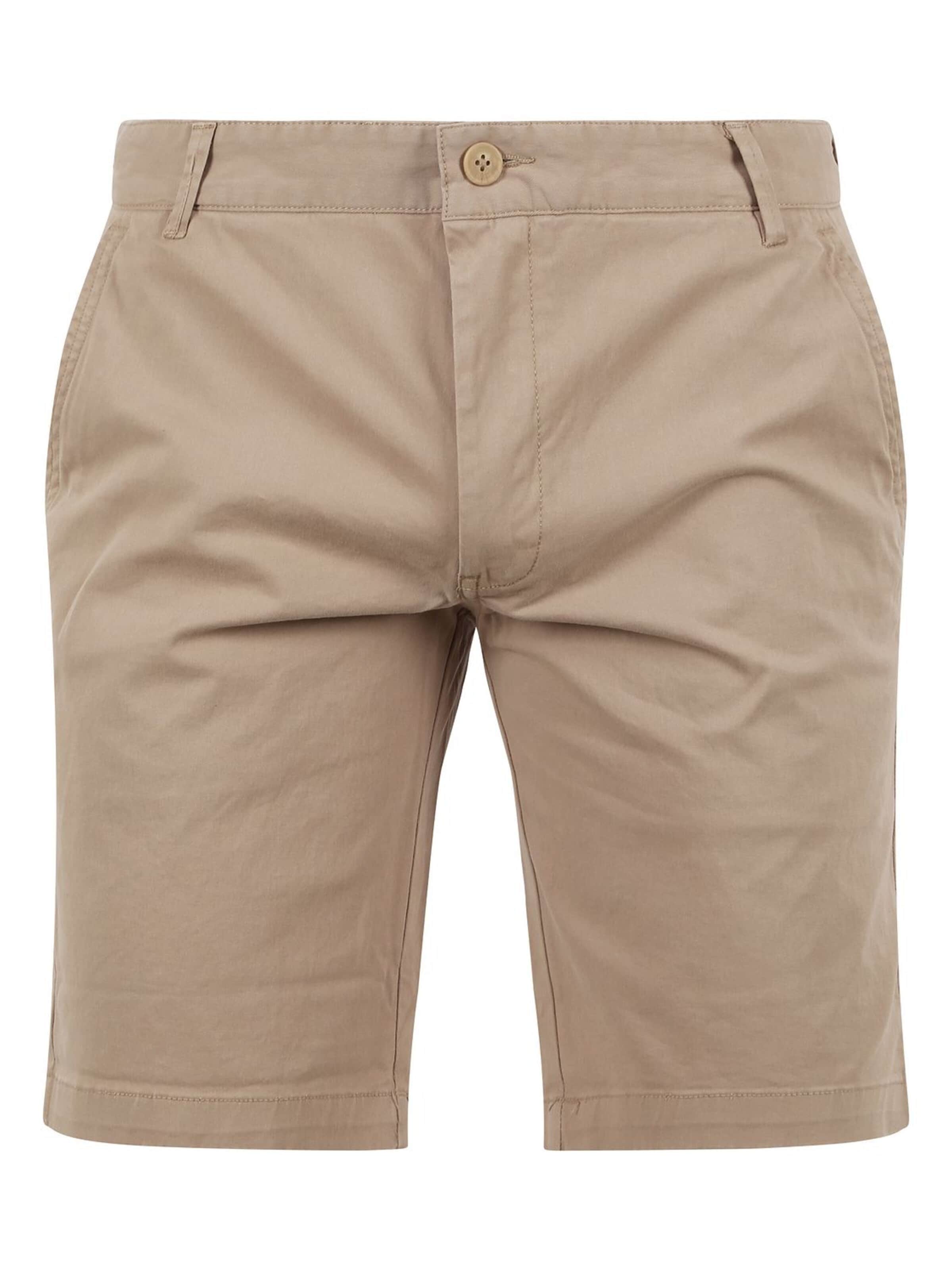Suitable Slim fit Trousers 'Barri' in Beige: front