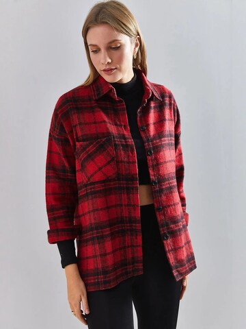 Bianco Lucci Bluse in Rot