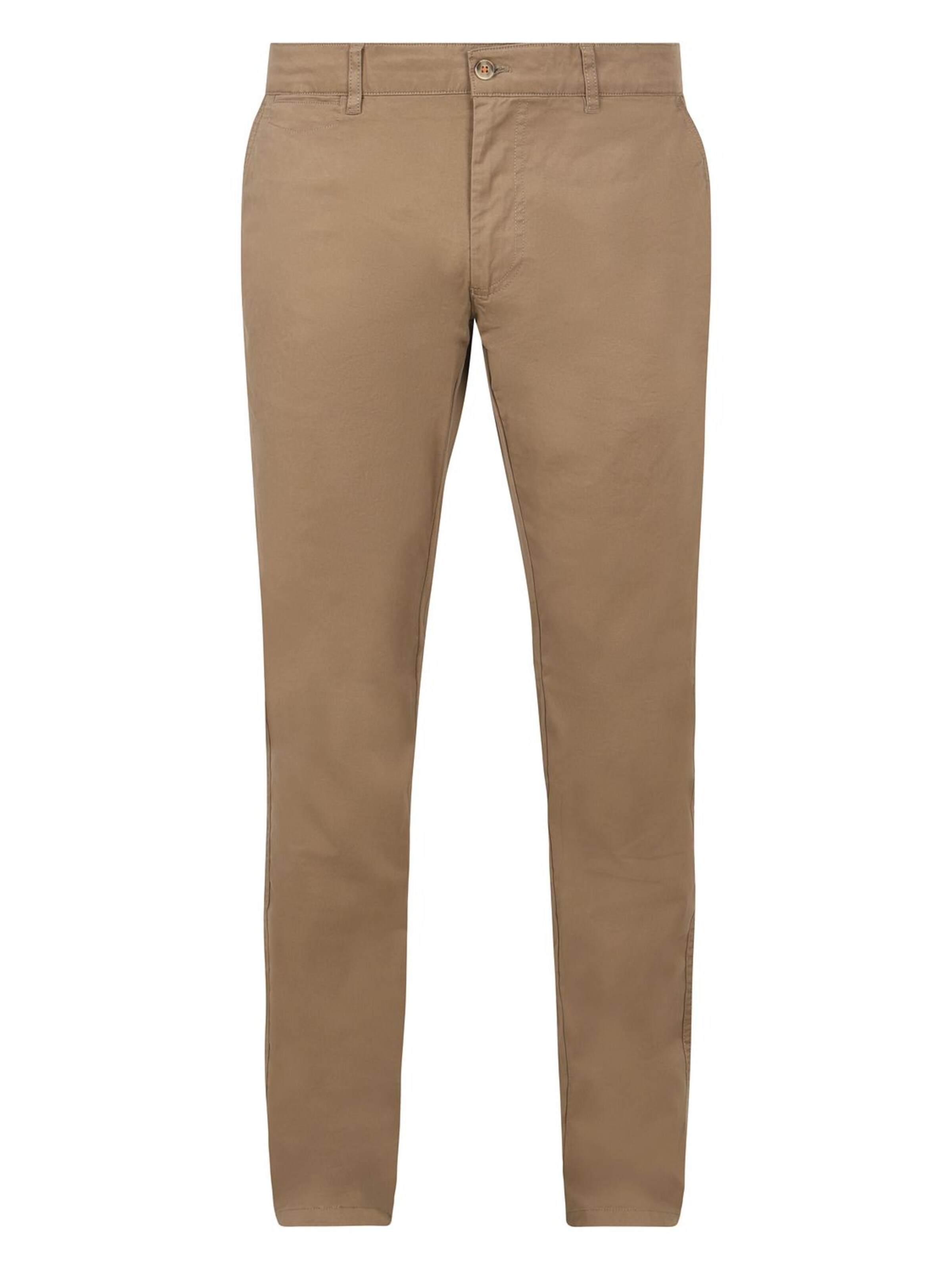 Suitable Regular Chino 'Peano' in Beige: voorkant