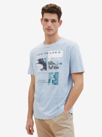 TOM TAILOR T-Shirt in Blau