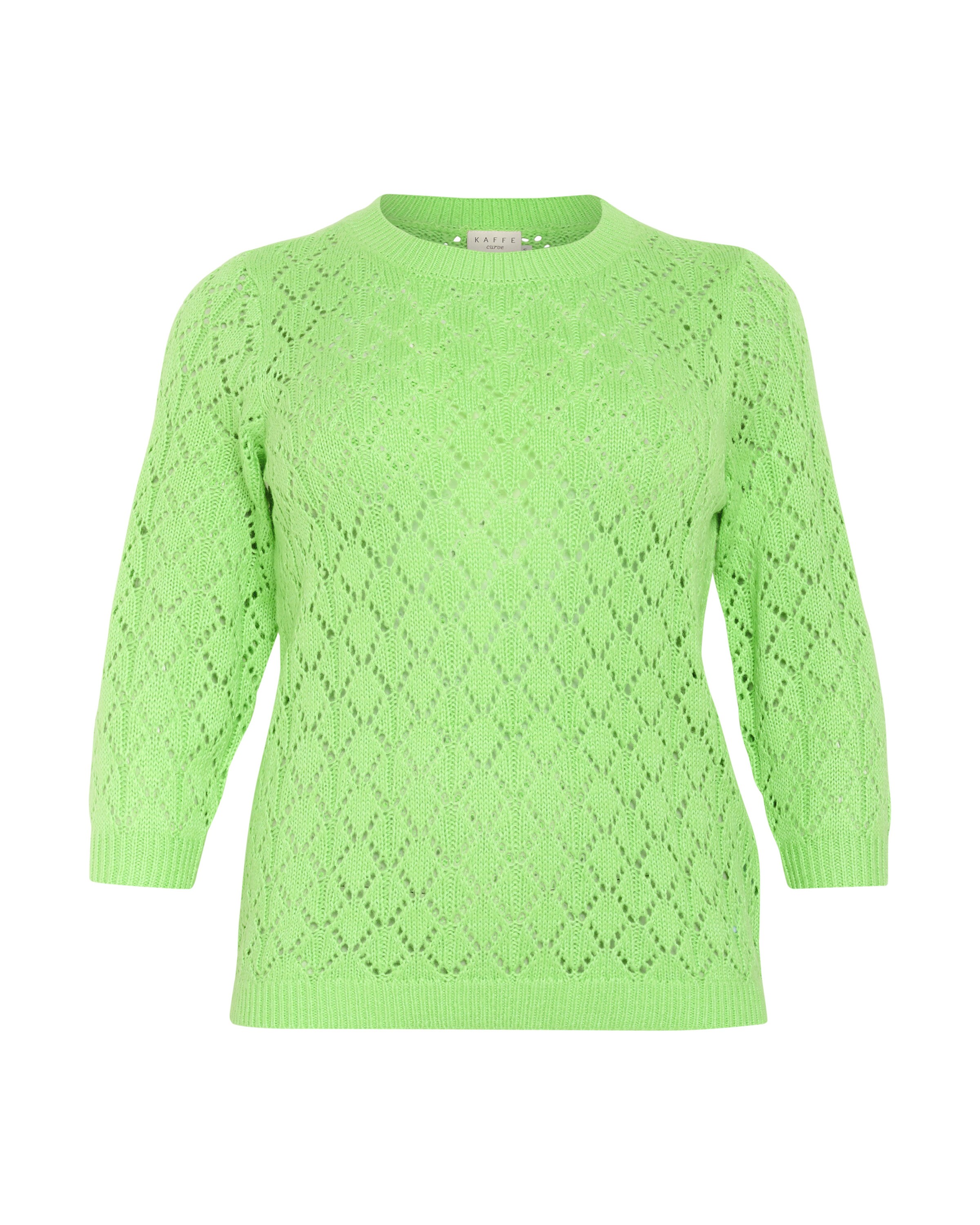 KAFFE CURVE - Pullover 'KCMika' em verde: frente