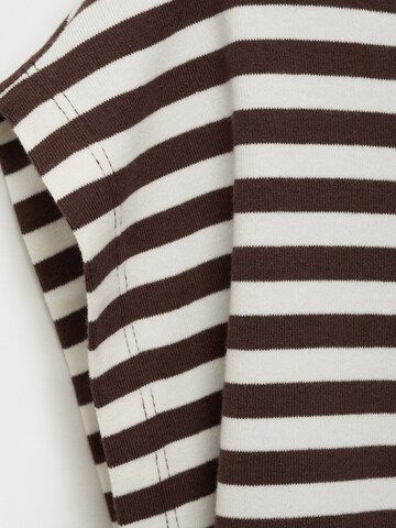 MANGO T-Shirt 'ANCLA' in Braun