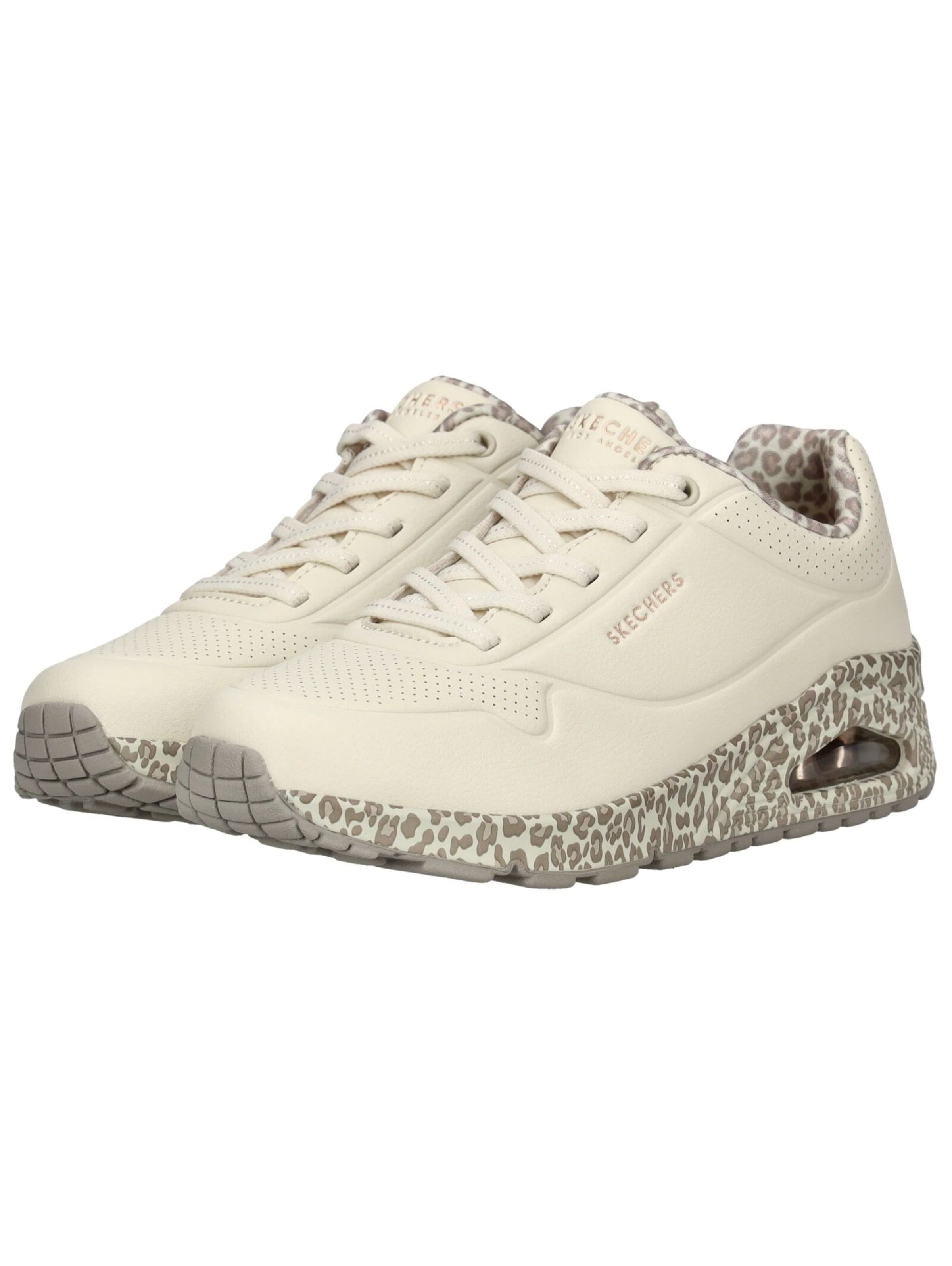 SKECHERS Platform trainers 'Uno-Safari Time' in White