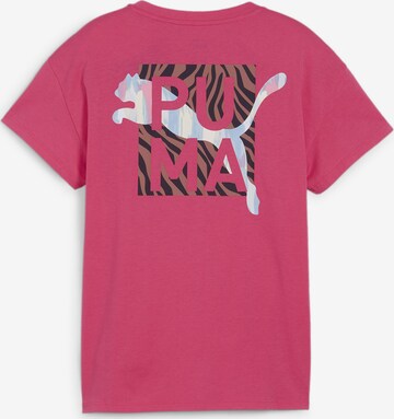 PUMA Funktionsshirt 'ANIMAL REMIX' in Pink