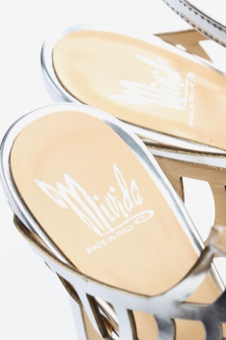 Mivida Sandals & High-Heeled Sandals in 38 in Silver