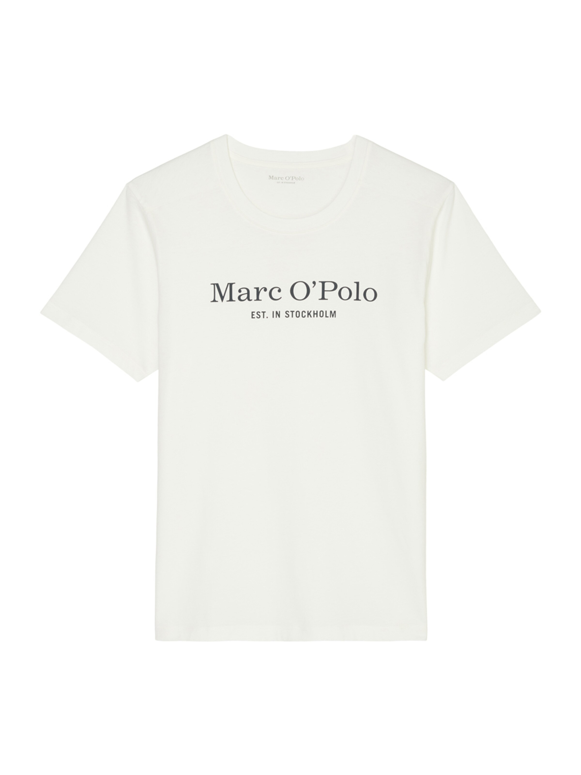 T-Shirt ' Mix & Match Cotton ' Marc O'Polo en blanc : devant