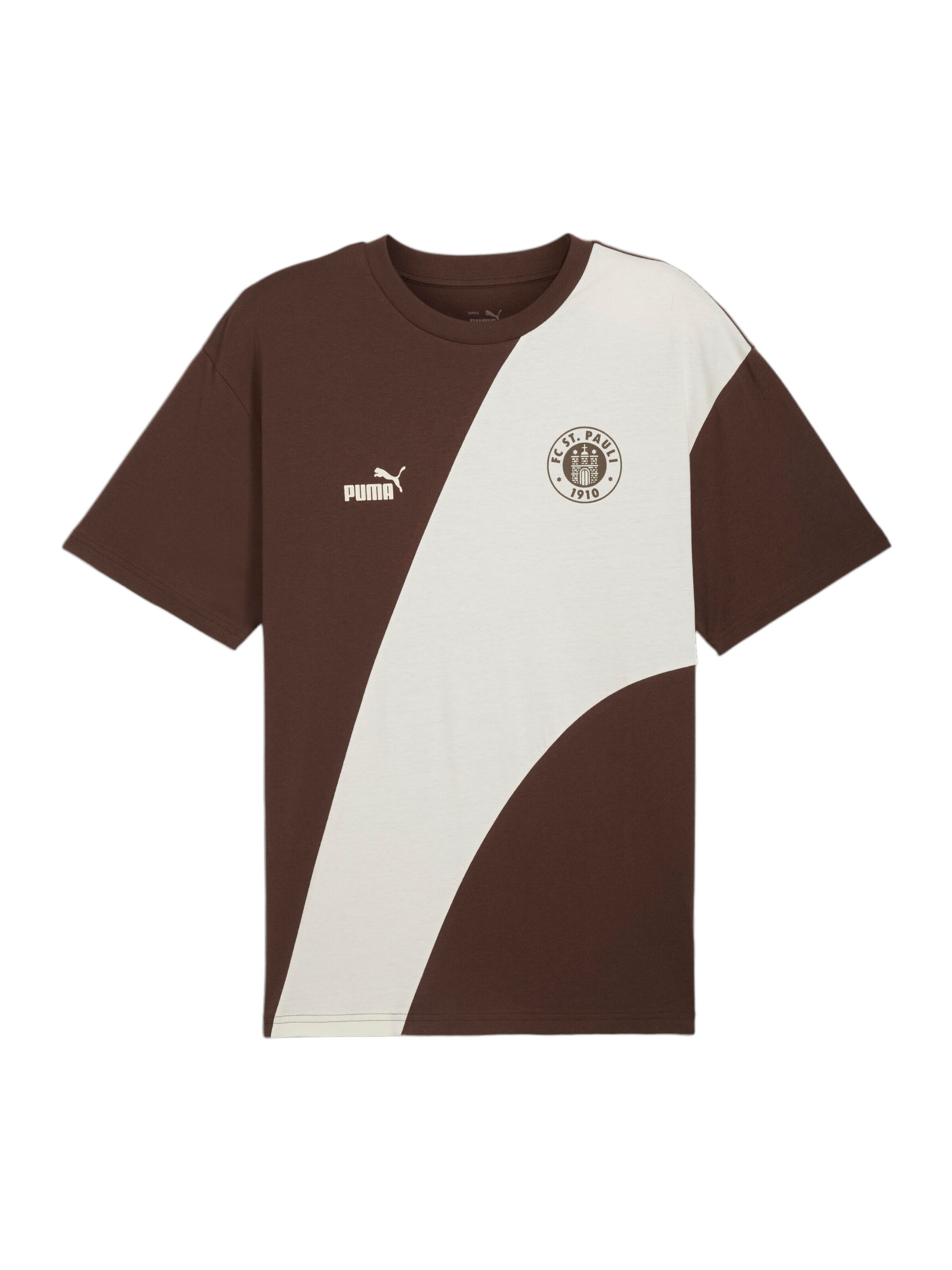 PUMA Performance Shirt 'FC St. Pauli' in Brown: front