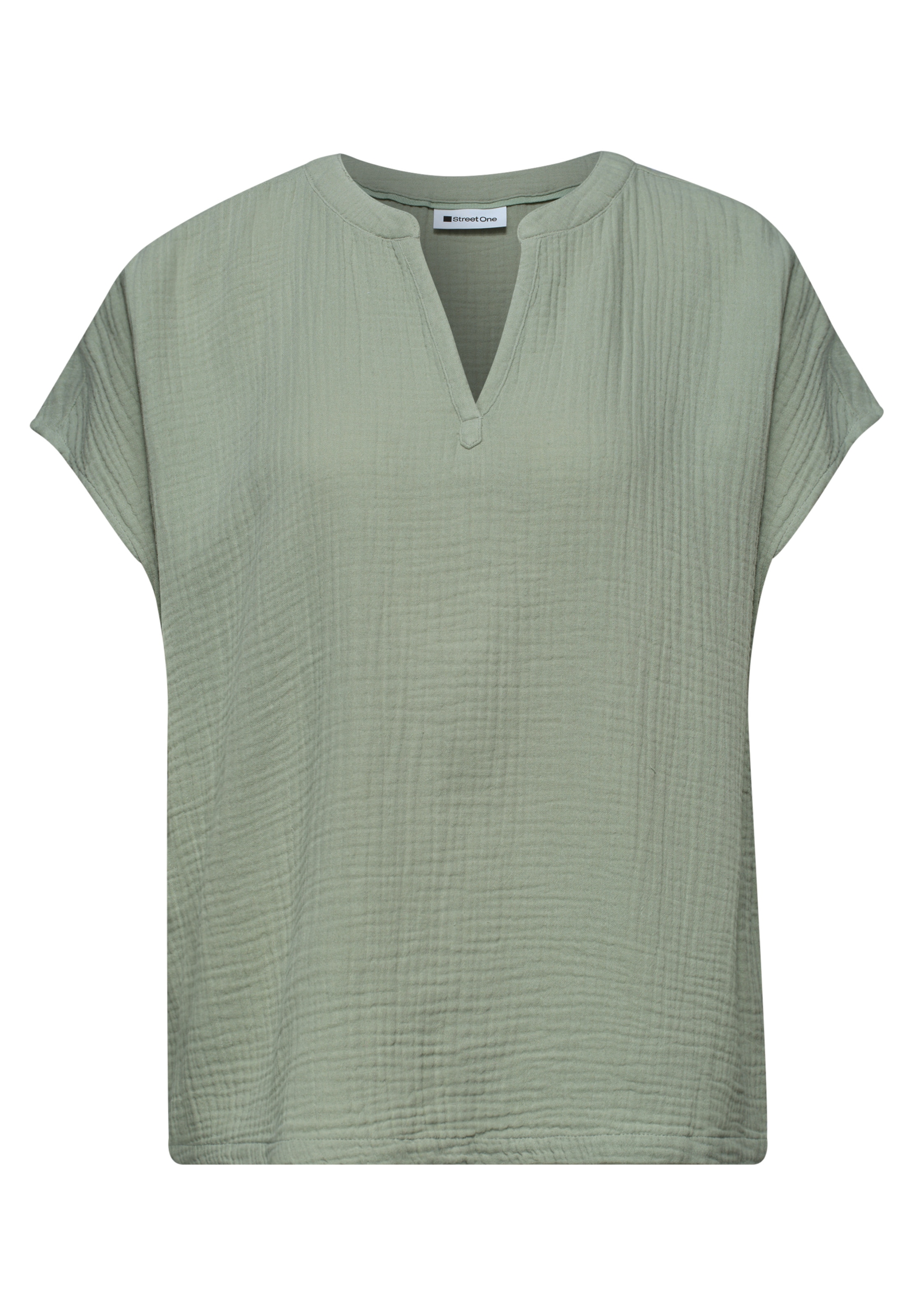 STREET ONE Bluse in Grün: Vorderseite