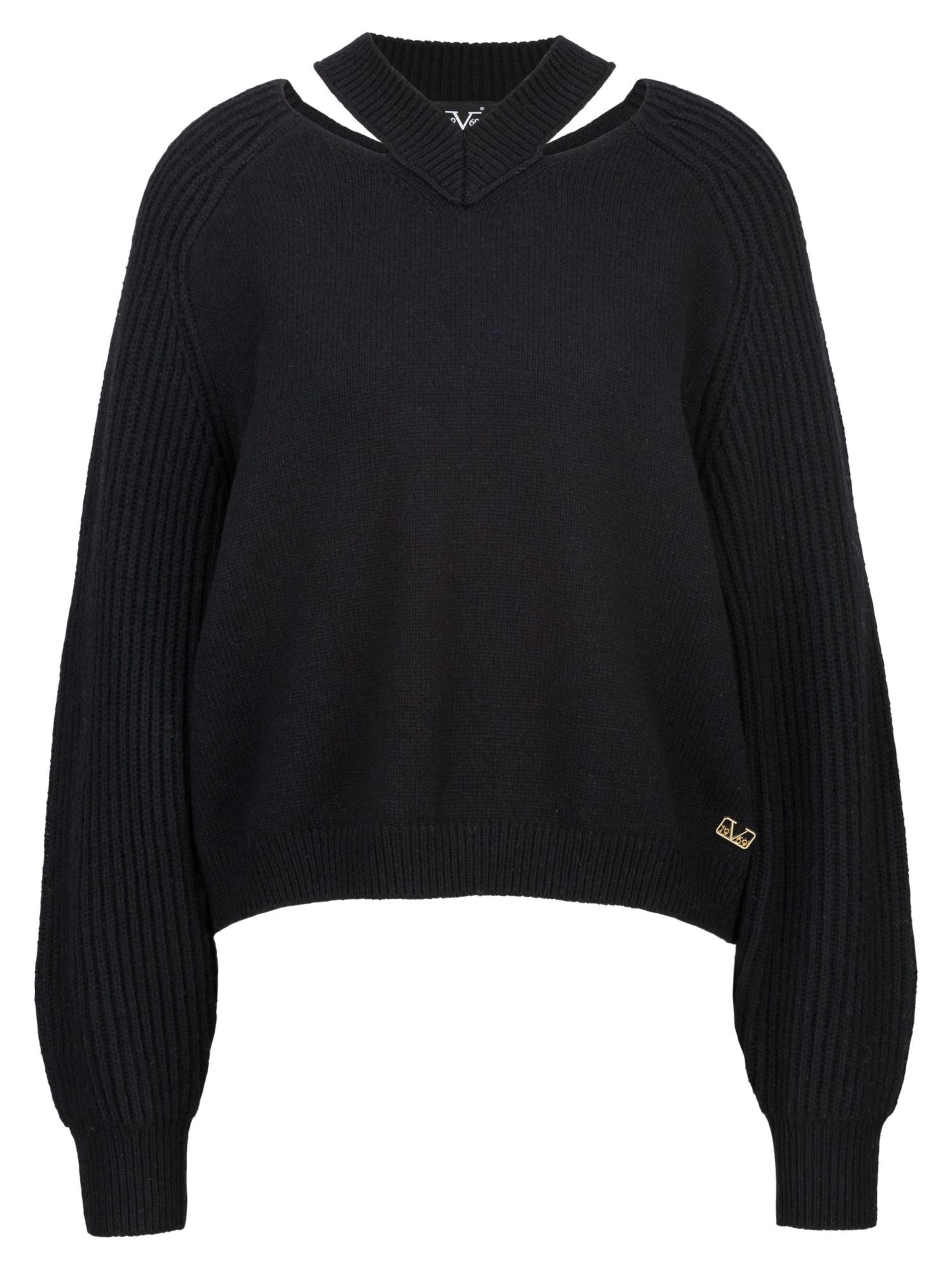 Pull-over 'Florentina' 19V69 ITALIA en noir : devant