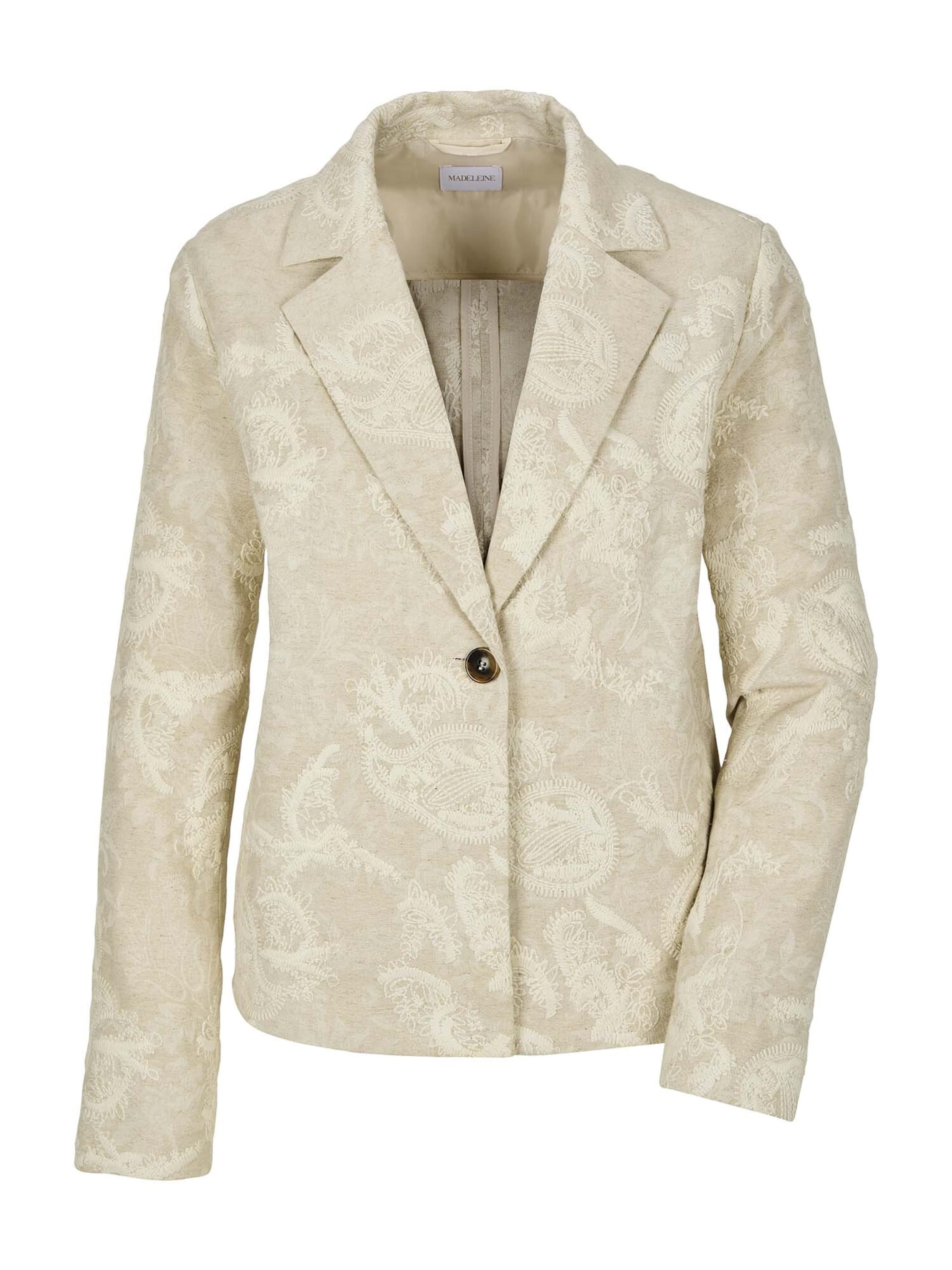 MADELEINE Blazer in Beige: front