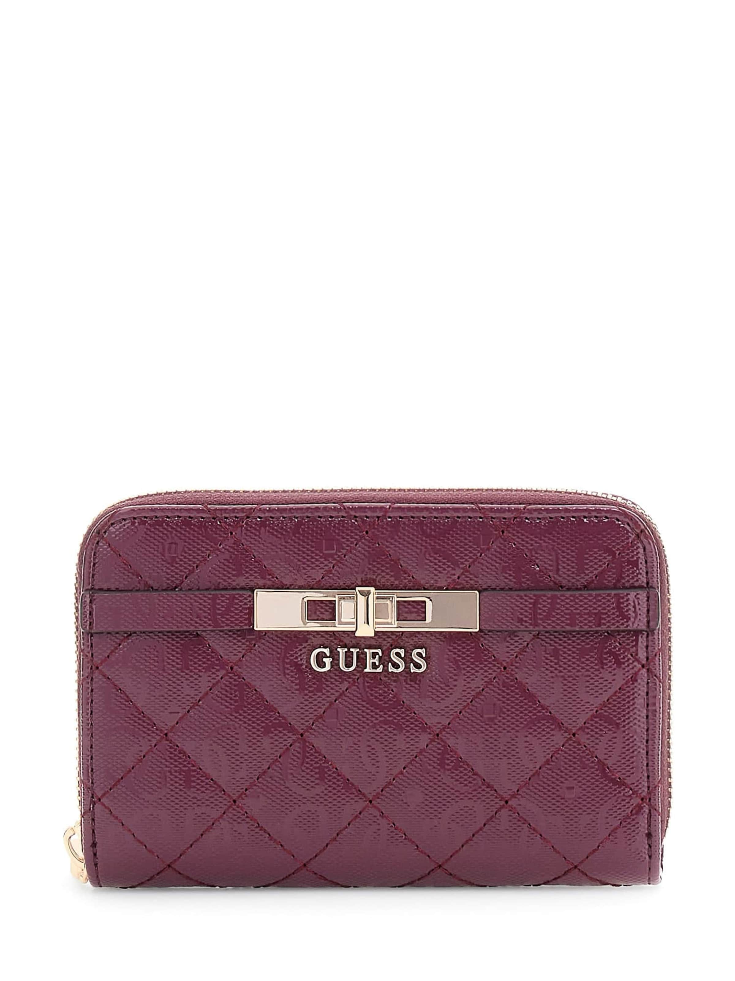 GUESS Wallet 'Idra' in Red: front