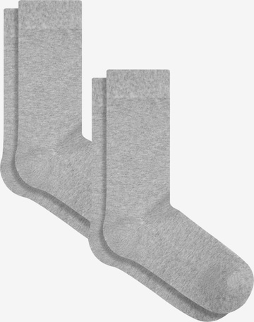 Albero Natur Socken in Grau: Vorderseite