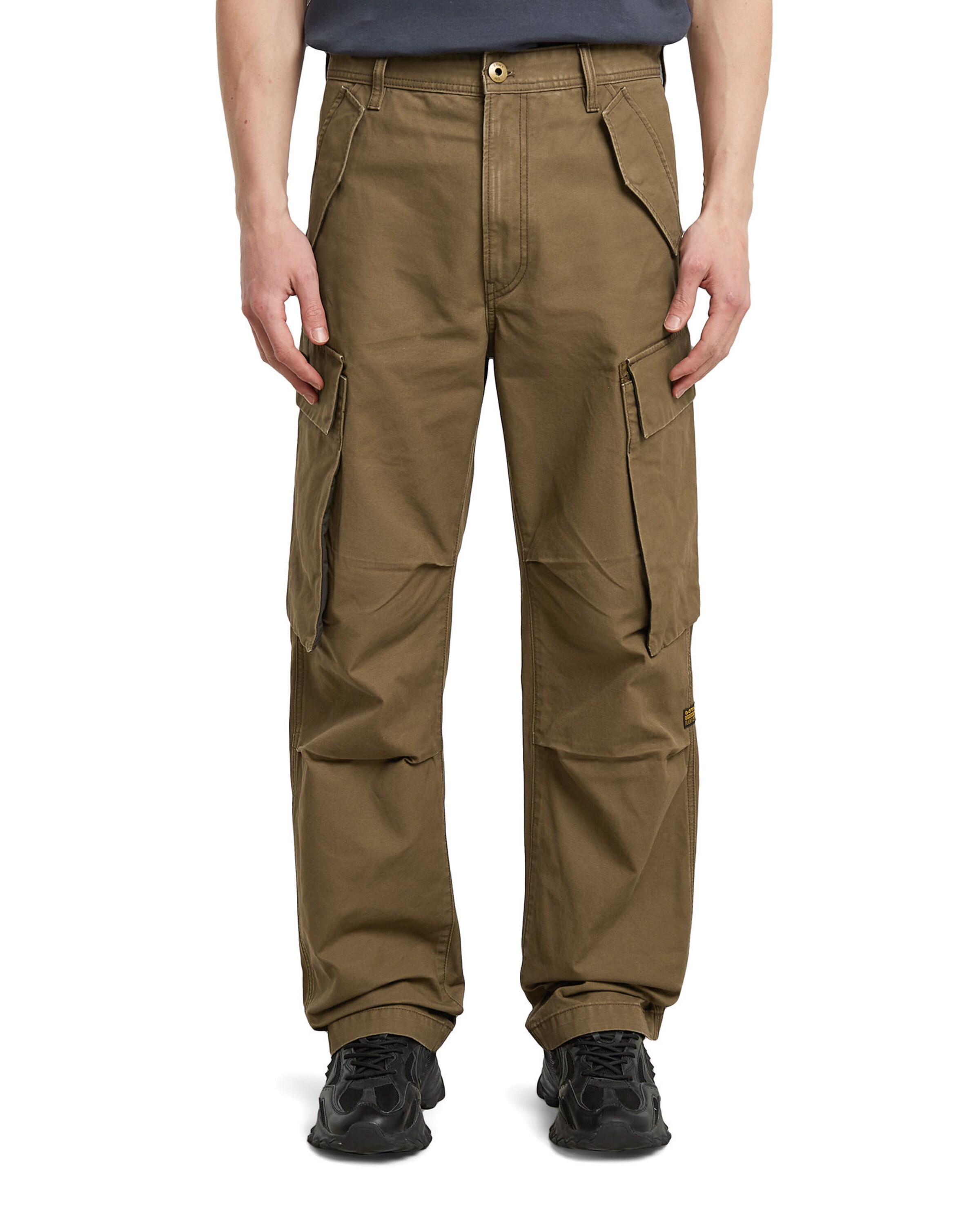 G-STAR Wide Leg Hose in Braun: Vorderseite