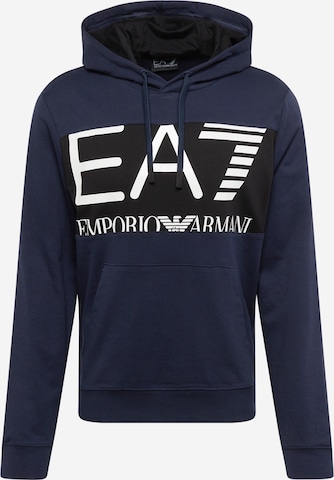 EA7 Emporio Armani Sweatshirt in Blue: front