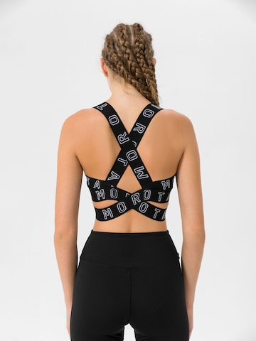 MOROTAI High Support Sport-BH 'CROSS' in Schwarz