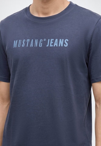 MUSTANG Tričko 'AUSTIN' – modrá