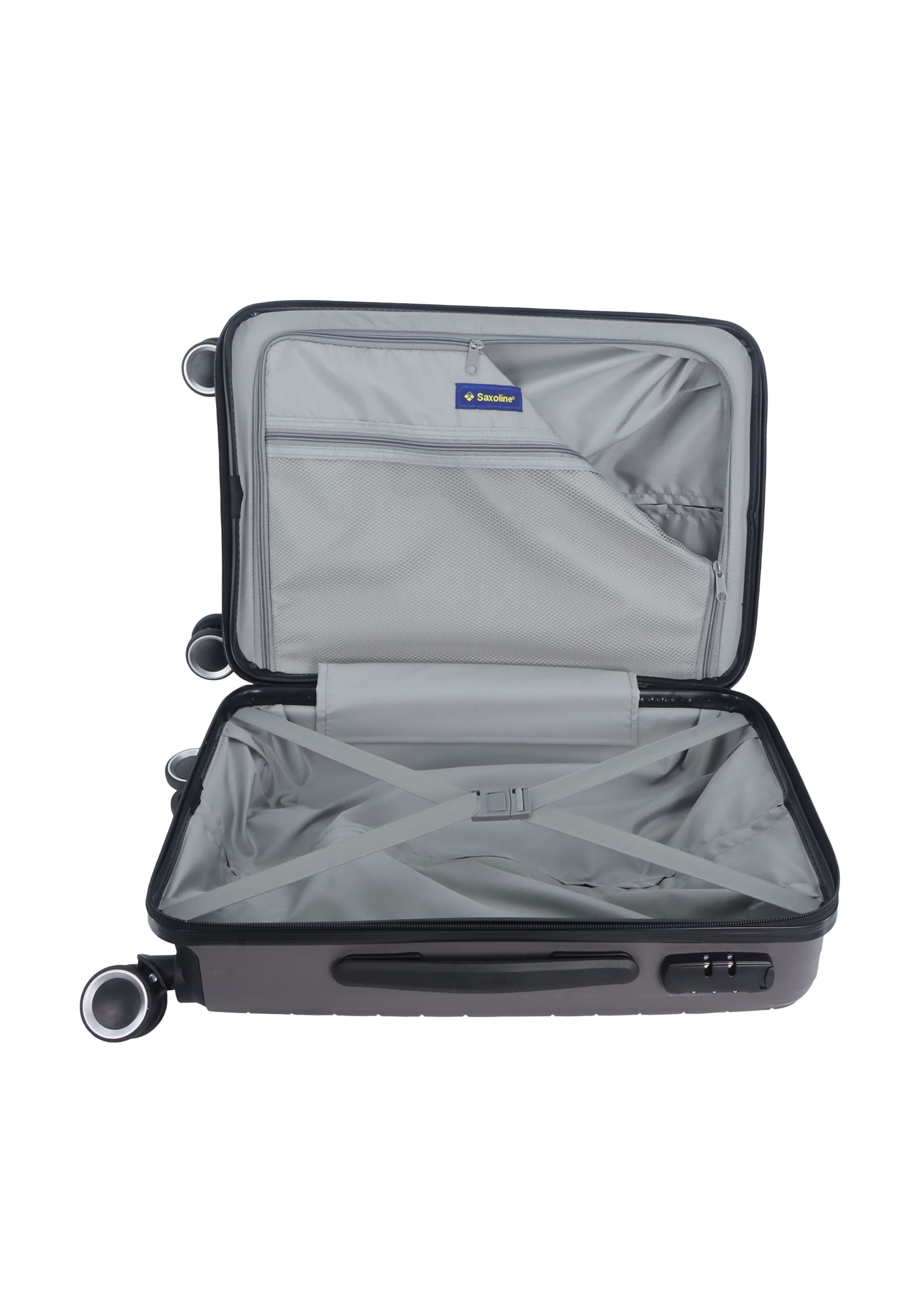 Saxoline Suitcase 'Fiesta' in Grey