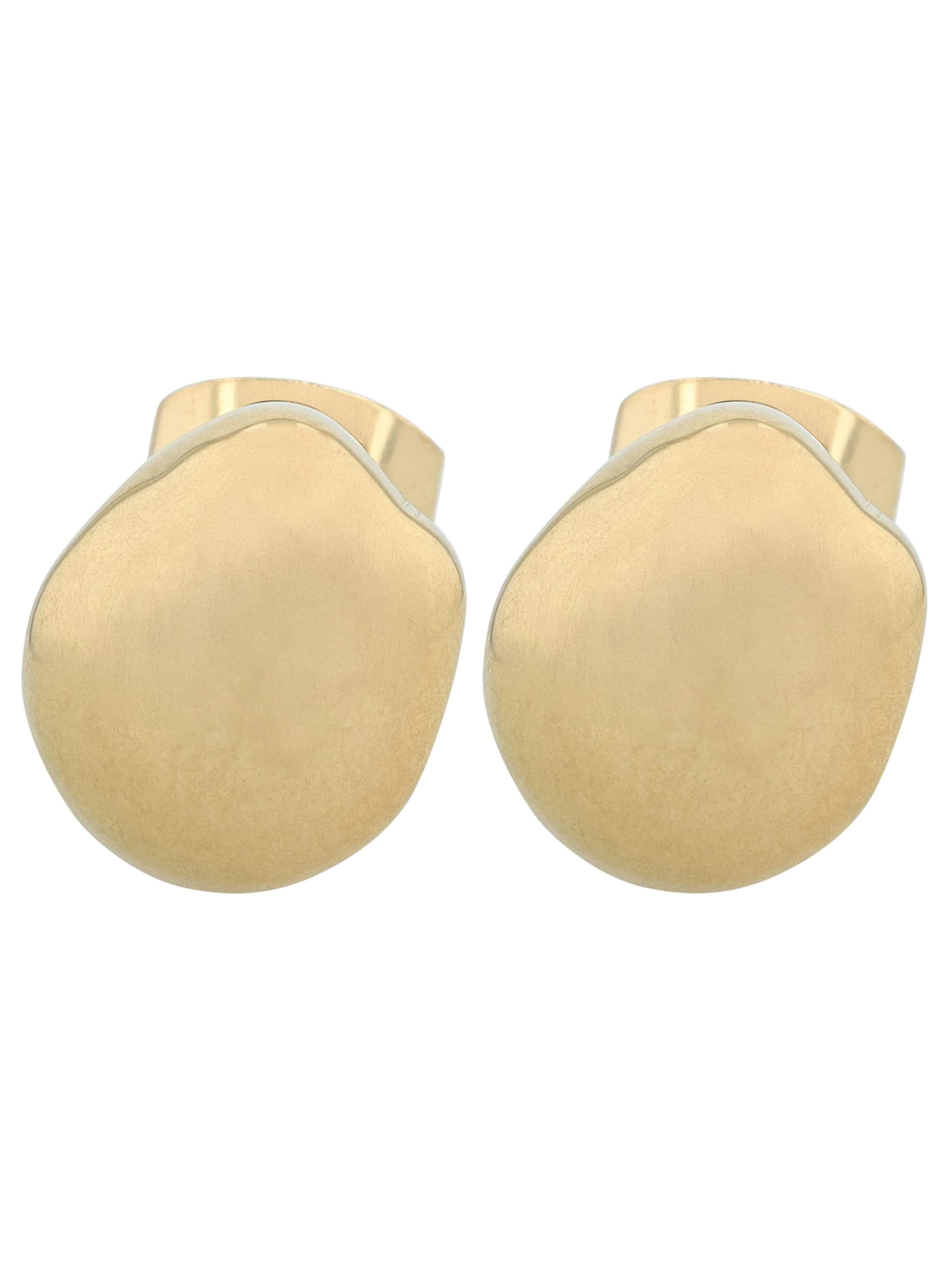 Akzent Earrings 'wasserfest' in Gold: front