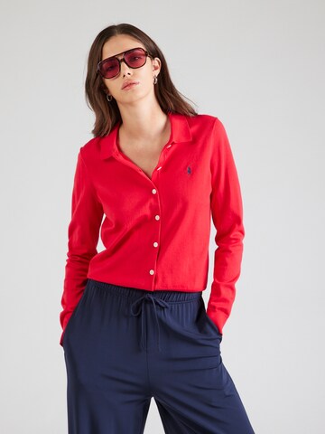 Polo Ralph Lauren Knit cardigan in Red: front
