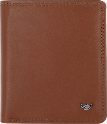 Porte-monnaies 'Polo' GOLDEN HEAD en marron : devant