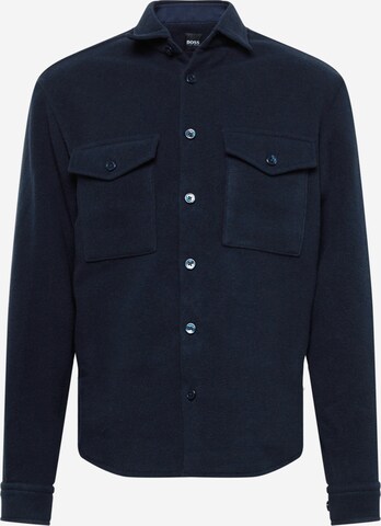 BOSS Regular fit Button Up Shirt 'Neoterio' in Blue: front