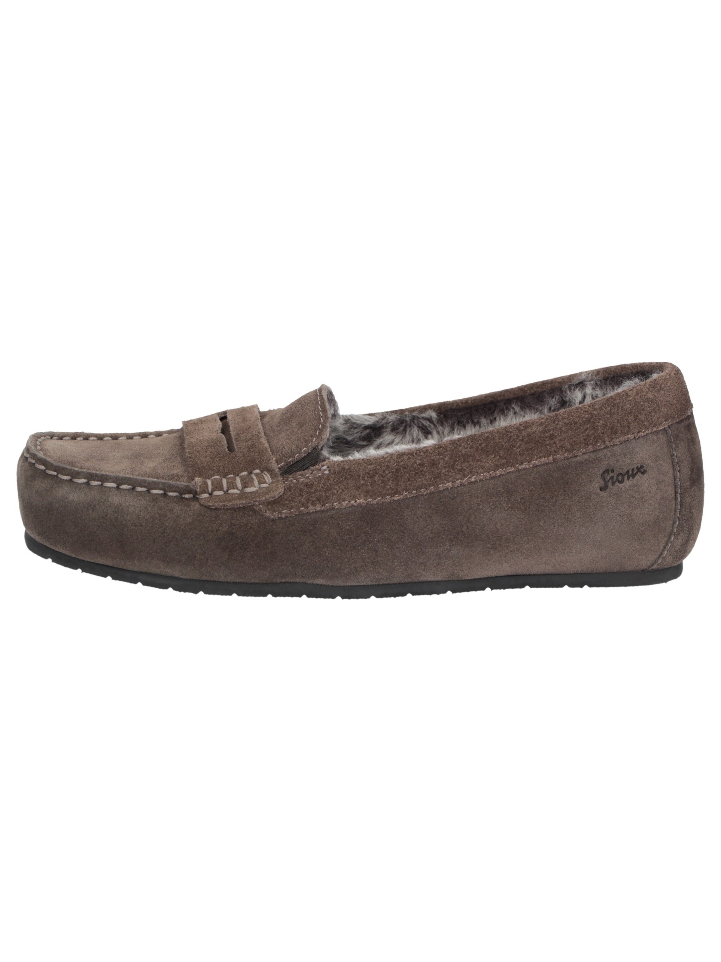 SIOUX Slipper ' Farmiga-707-LF ' in Braun