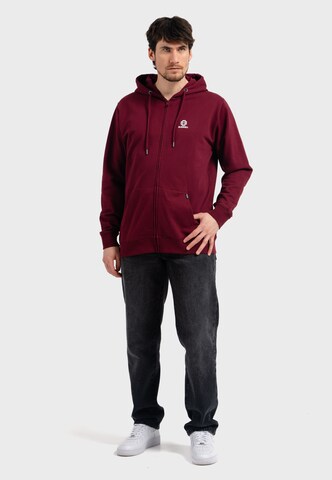 Oldskull Zip-Up Hoodie 'Basic Oldskull 25' in Red